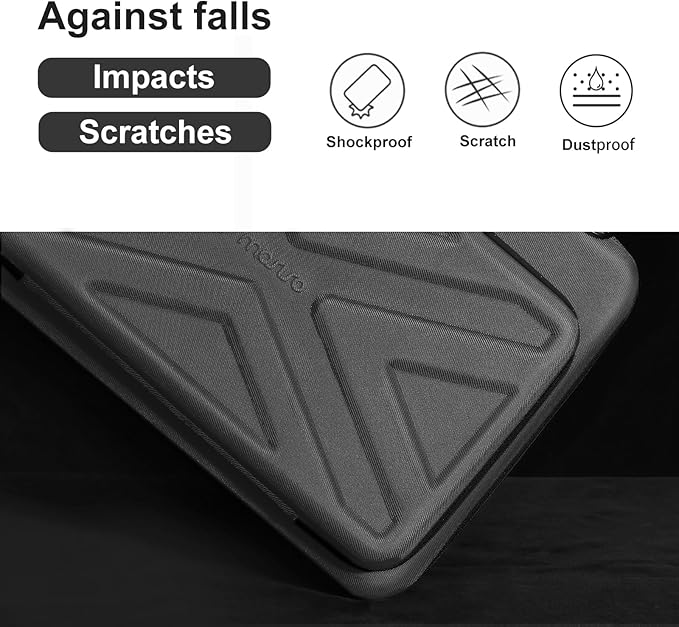 MOSISO Hard Shell Laptop Case for Men Women,15-15.6 inch Computer Bag Compatible with MacBook, HP, Dell, Lenovo, Asus, Notebook,16 inch Laptop Bag with Front Pocket & Shoulder Strap, Slate Gray