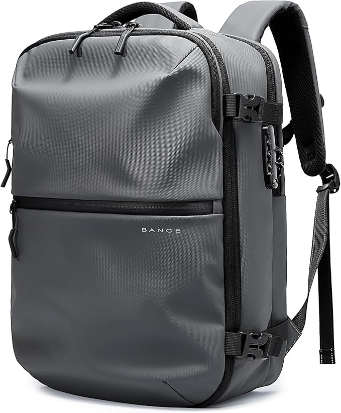 BANGE Travel Backpack with TSA lock version can hold 15.6 inch Laptop suitable Daily Commute and Overnight Flight Approved Anti-theft Bag