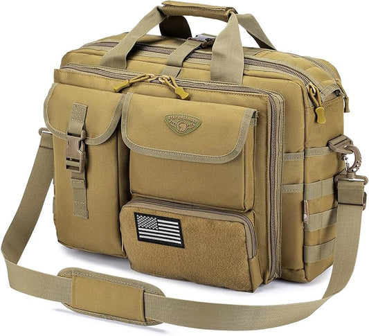 Stypos Tactical Messenger Bag Briefcase for Man Military Laptop Bag 14 Inch/15.6 Inch /17.3 Inch Messenger Shoulder Work Bag