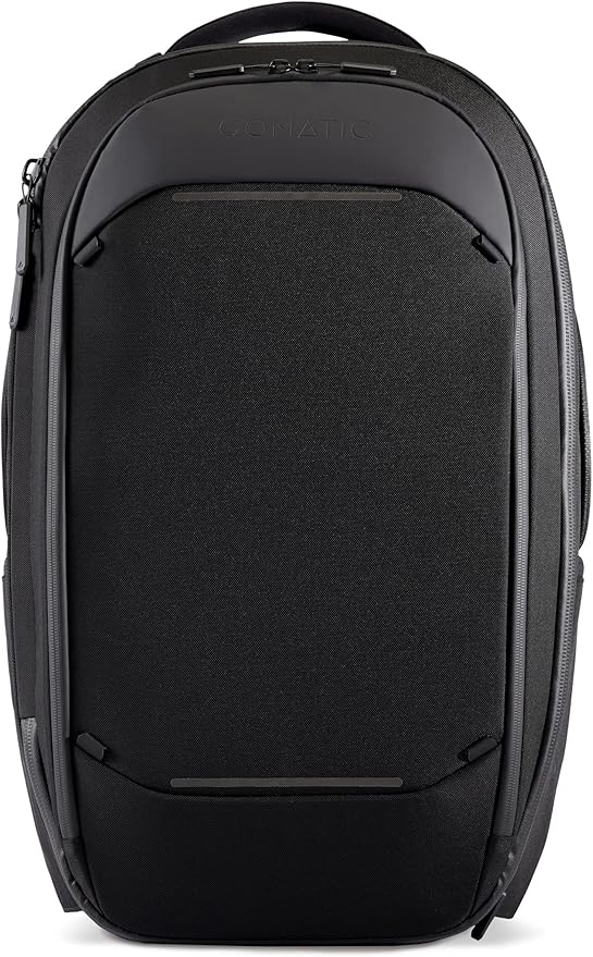 NOMATIC Navigator Travel Backpack - 32L Backpack with Laptop Compartment and 9L Built-In Expansion - Anti-Theft Carry-On Backpack for Travel - Water Resistant Travel Pack (Black)