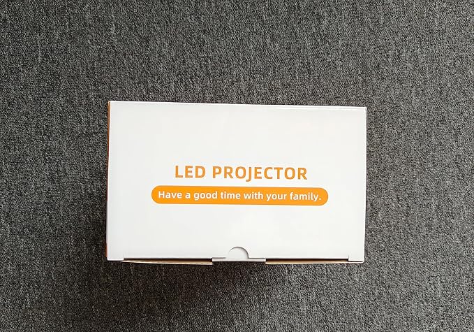 Portable Mini Projector with WiFi and Bluetooth Rotatable Movie Projector with Electronic Focus LED Pico Projectors for Home Theater Compatible with Smartphone, TV Stick, Laptop, HDMI, USB