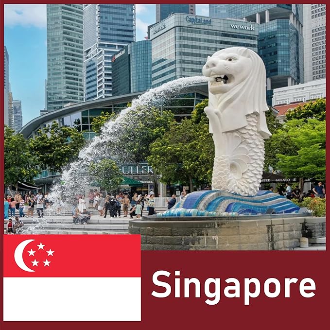 Prepaid Singapore SIM Card,10GB Fixed Data for 20 Days - Fast 5G/4G LTE - No Contracts, No Roaming Fees - Perfect for Tourists & Travelers