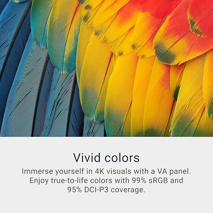 Dell 32 Plus 4K Monitor - S3225QS - 31.5-inch 4K (3840 x 2160) up to 120Hz 16:9 Display, VA Panel, AMD FreeSync Premium, 99% sRGB, 95% DCI-P3, 1500:1 Contrast Ratio, Comfortview Plus - Ash White