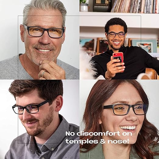 Readerest Blue Light Blocking Glasses – Computer Eyewear, UV Protection, Eye Strain & Glare Reduction, Lightweight Frame