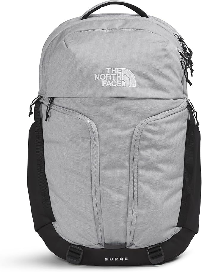 The North Face Surge Commuter Laptop Backpack, Meld Grey Dark Heather/TNF Black, One Size