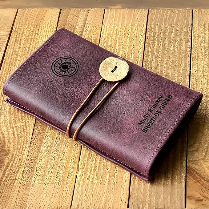 Custom Leather Electronic Organizer Roll – Personalized Cord Pouch for Travel Tech Accessories, USB Cables, Charger, Passport, SD Cards – Handmade Gift for All