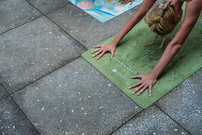 YOGA DESIGN LAB | The Combo Yoga Mat | Eco Luxury | Ideal for Hot Yoga, Power, Bikram, Ashtanga, Sweat | Studio Quality | Includes Carrying Strap!