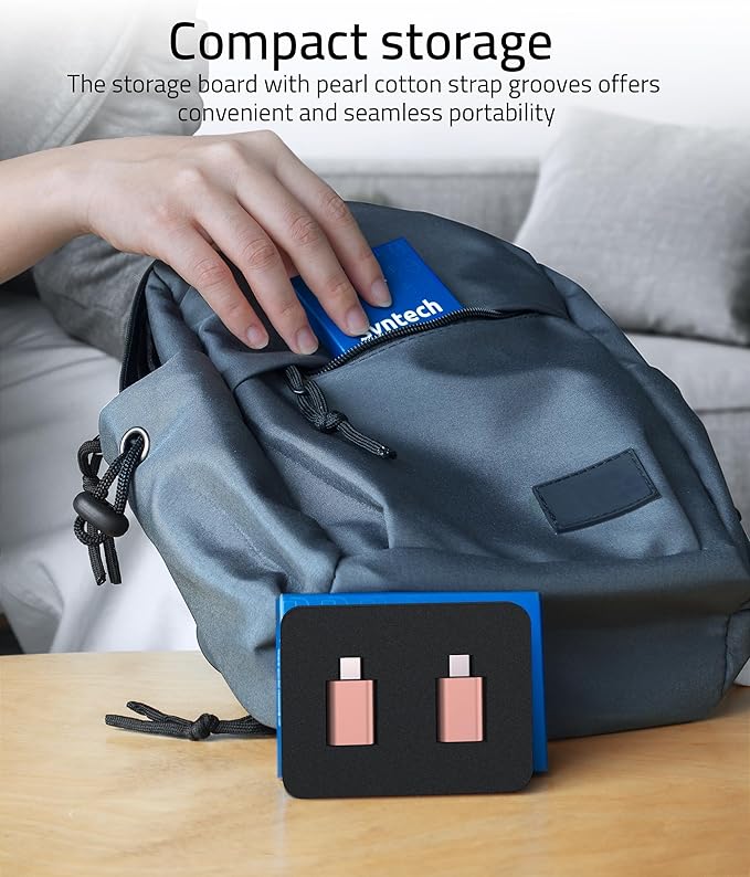 Syntech [2 Pack USB Male to USB3 Female Adapter Compatible with iPhone 17 Pro Max iMac iPad mini/Pro 2023 Pro MacBook Air 2024 and Other Type C Devices, Rose Gold