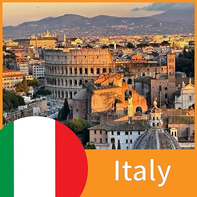 Italy eSIM Card – Prepaid Data Plans | 20 GB Fixed Data,30 Days | High-Speed 4G LTE | Ideal for Travelers