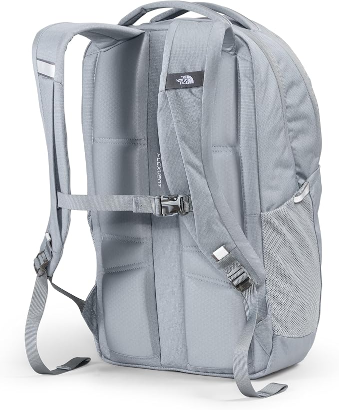 THE NORTH FACE Vault Everyday Laptop Backpack | Commuter Travel Bag with Water-Repellent Finish, Spacious Main Compartment, Mid Grey Dark Heather/TNF Black-NPF, One Size