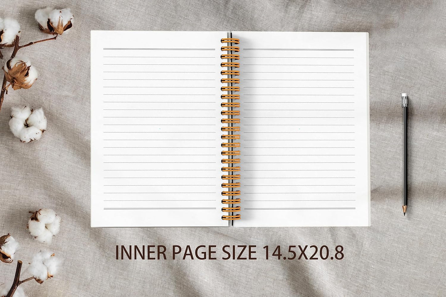 VNWEK Bible Scripture Proverbs 3:5 Trust in the Lord with All Your Heart Boho Brown Rainbow Spiral Notebook Journal 5.5 x 8.3 inches,Christian Lined Hardcover Spiral Notebook,Christian Gifts