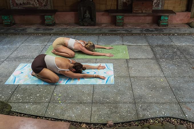 YOGA DESIGN LAB | The Combo Yoga Mat | Eco Luxury | Ideal for Hot Yoga, Power, Bikram, Ashtanga, Sweat | Studio Quality | Includes Carrying Strap!