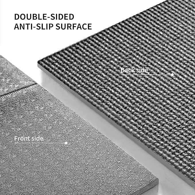 PROIRON Foldable Yoga Mat 0.24"/0.16" for Home Workout & Travel, Non Slip Travel Yoga Mats with Carry Bag, Packable Yoga Mat for Home Gym, Pilates, Fitness,Stretching