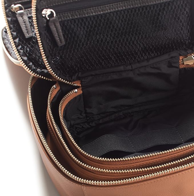 Leatherology Cognac Nested Travel Organizer Trio