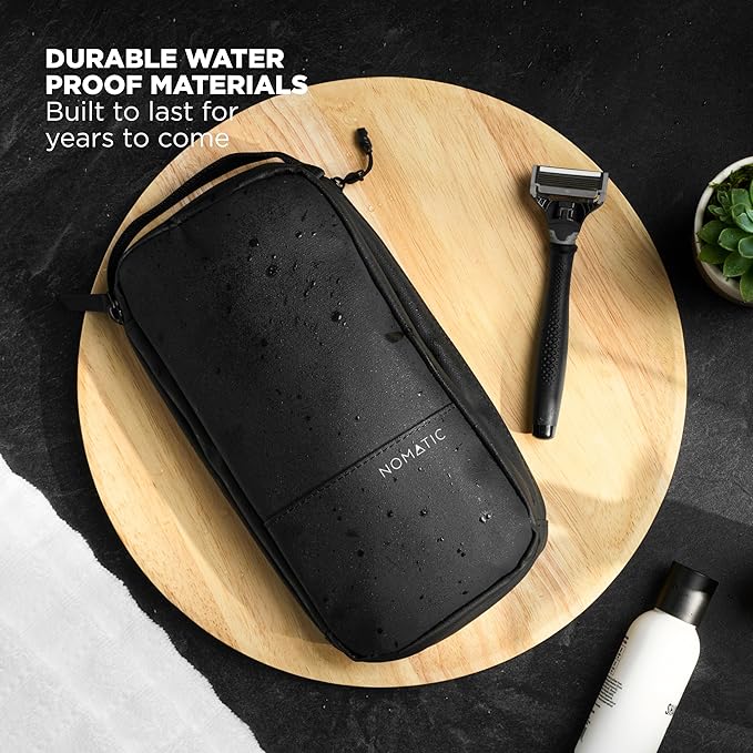 NOMATIC Toiletry Bag for Trips - Great for Travel Size Toiletries - Travel Essentials Wash Bag - Travel Makeup Bag