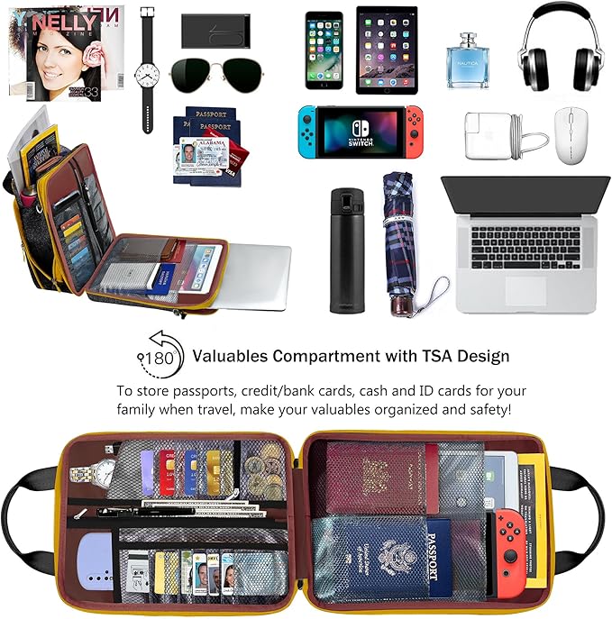 ZINZ Slim & Expandable Case 12.9 13 inch Travel Laptop Shoulder Bag for MacBook Air 13" M3/M2/M1, MacBook Pro 13" M2/M1, iPad Pro 12.9"/13"/11", iPad Air 13",B01K04