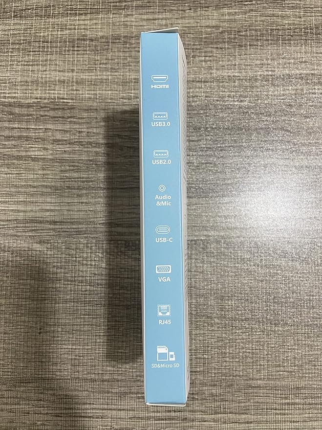 USB C Docking Station Dual Monitor for Dell/HP/Lenovo/Surface Laptop, 14 in 1 Triple Display Hub Multiple Adapter, Dongle with 2 HDMI 4K+VGA+5 Port+100W PD Charger+Ethernet+SD/TF+Audio