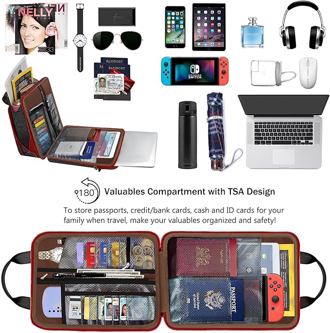 ZINZ Slim & Expandable Case 12.9 13 inch Travel Laptop Shoulder Bag for MacBook Air 13" M3/M2/M1, MacBook Pro 13" M2/M1, iPad Pro 12.9"/13"/11", iPad Air 13",B01K02